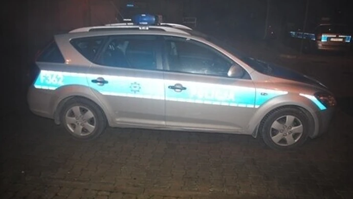 Wjechał w ogrodzenie – chciał się pozbyć policji