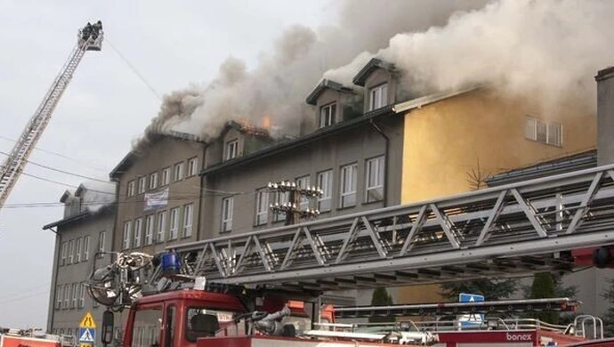 Pożar Szkoły Podstawowej w Gorzkowicach