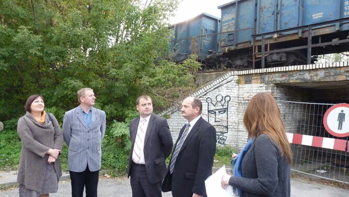 Zagrożony "mostek" w Radomsku