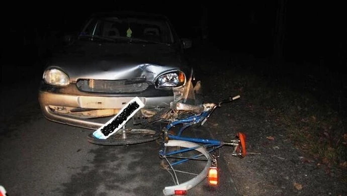 Kolejna śmierć na drodze - najechał na leżącego