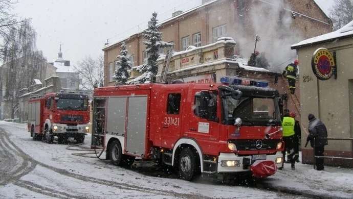 Pożar przy Wojska Polskiego – nikt nie ucierpiał