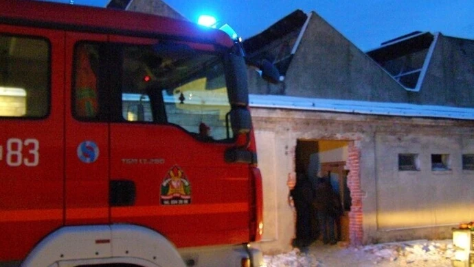 Dwie osoby nie żyją – zawalił się dach hali