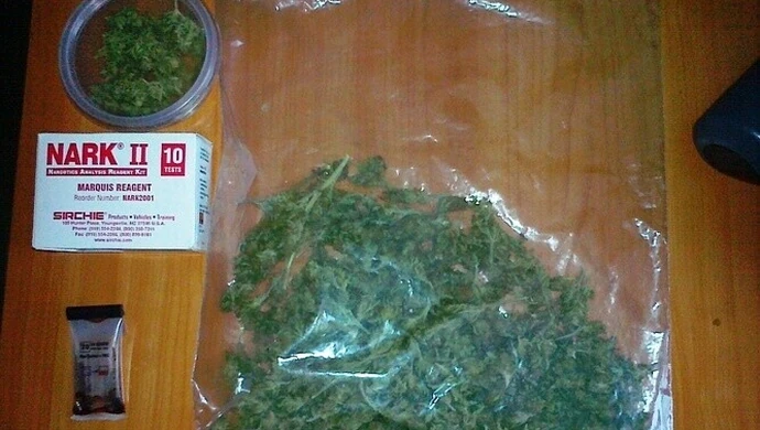 Wpadł z narkotykami podczas kontroli drogowej