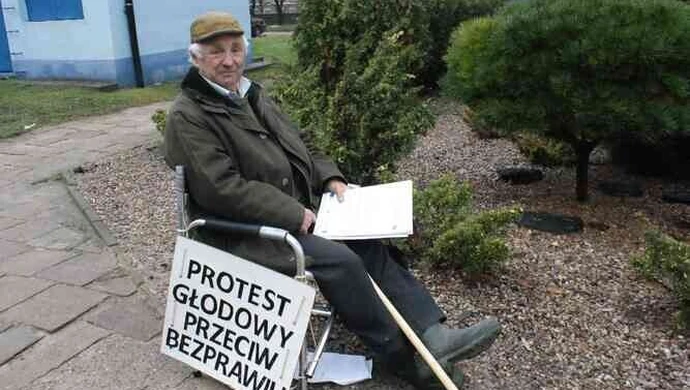Protest głodowy w Radomsku