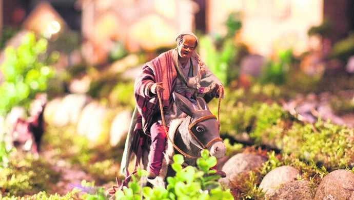 Miro i Włodzio robią szopkę w Piotrkowie