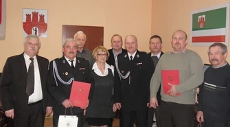 Komendant dziękował ochotnikom