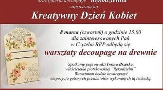 Kreatywny Dzień Kobiet w Bibliotece Pedagogicznej