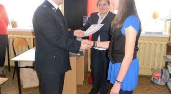 Gimnazjaliści testowani z pożarnictwa