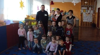 Policjant w przedszkolu