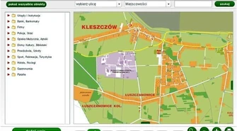 Kleszczów ma interaktywny plan gminy