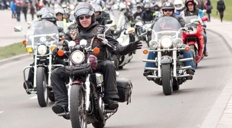Parada motocyklowa w Bełchatowie
