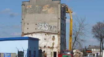 Radomsko: Stary młyn zburzony 