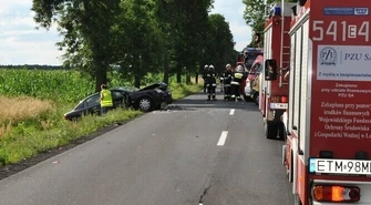 Urwane koło ciężarówki przyczyną wypadku