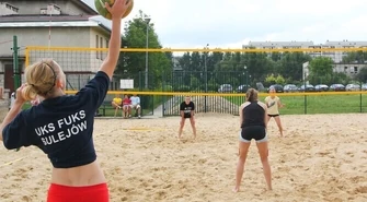 Plażówka przy Belzackiej: Martyna i Maja najlepsze