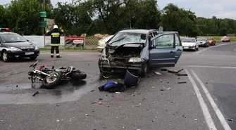 Region: Motocyklista zginął w wypadku