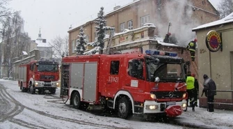 Pożar przy Wojska Polskiego &#8211; nikt nie ucierpiał