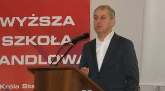 Poseł Napieralski z wykładem w piotrkowskiej WSH