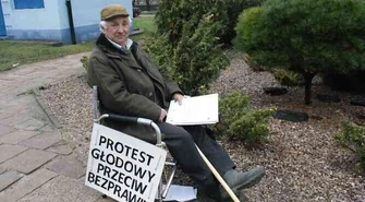 Protest głodowy w Radomsku