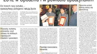 2012 w Opocznie i w powiecie opoczyńskim