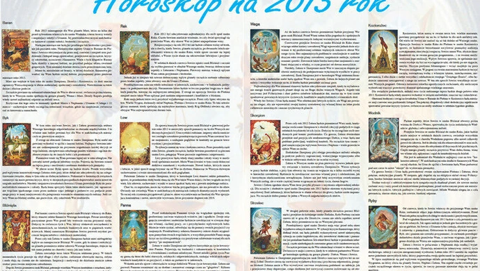 Horoskop na rok 2013