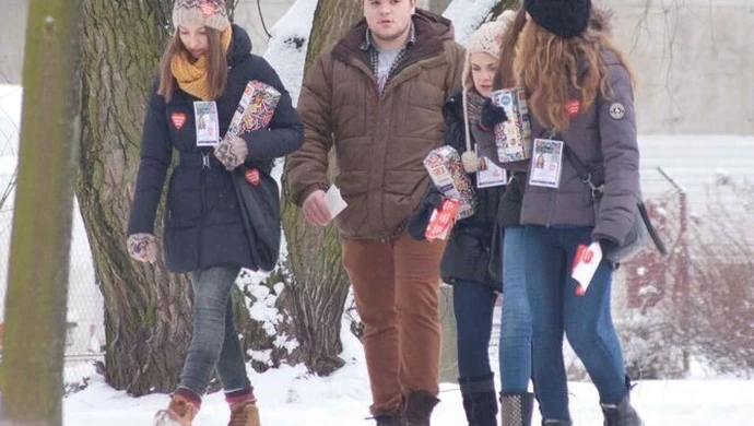 Wolontariusze już wyszli w miasto