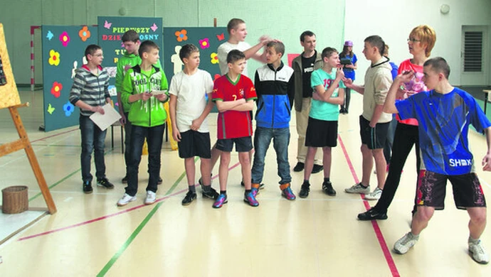 Wiosna w wolborskim Gimnazjum