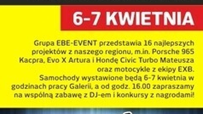 Wystawa aut tuningowanych w Galerii Olimpia