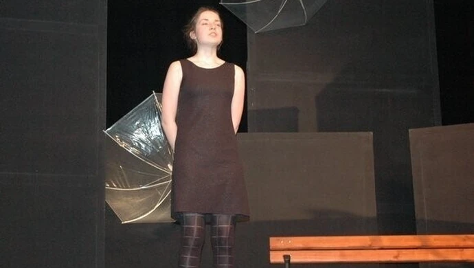 Gimnazjaliści z Wolborza recytują