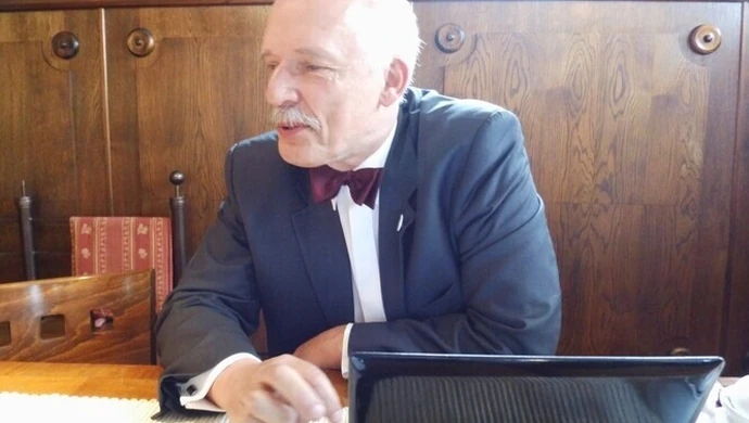 Janusz Korwin-Mikke w Piotrkowie