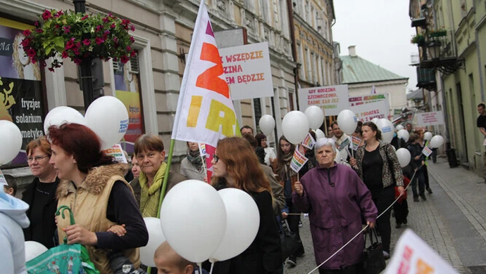 Maszerowali dla życia i rodziny