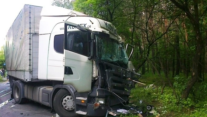 Kierowca ciężarówki nie żyje