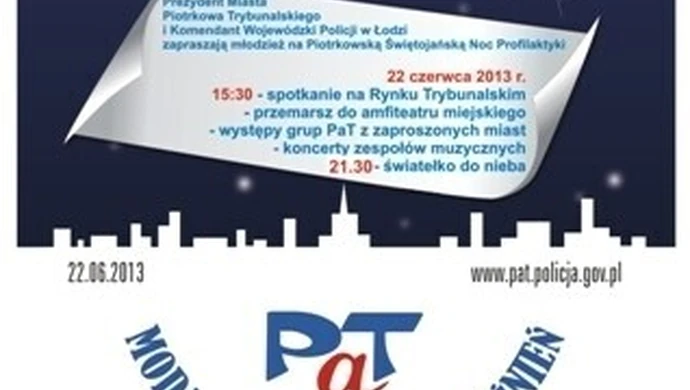 "Piotrkowska Świętojańska Noc Profilaktyki"