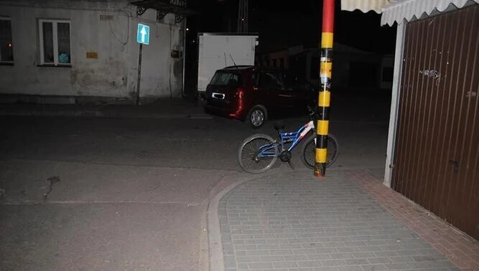 Kursant nauki jazdy potrącił rowerzystę