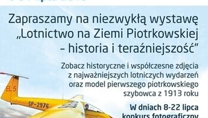Konkurs i wystawa na 100-lecie lotnictwa w Piotrkowie