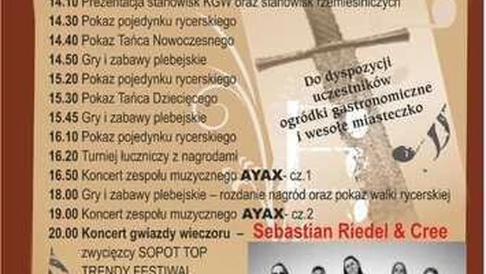 Średniowieczna Biesiada Rodzinna w Sulejowie