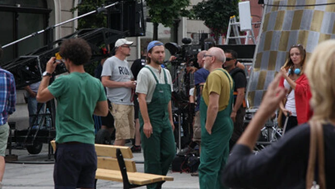 W Rynku Trybunalskim kręcą reklamę