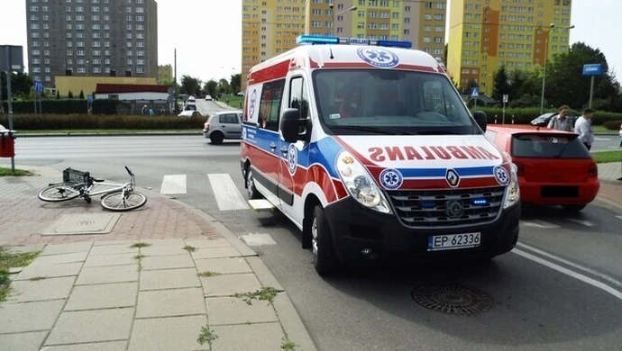 Piotrków: Rowerzysta w szpitalu