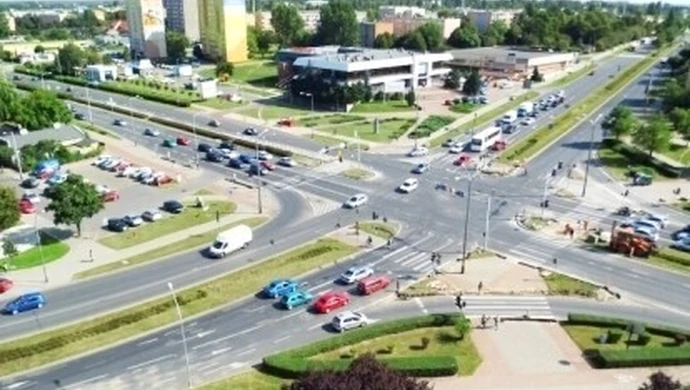 Zamykają skrzyżowanie Armii Krajowej - Sikorskiego - Piłsudskiego