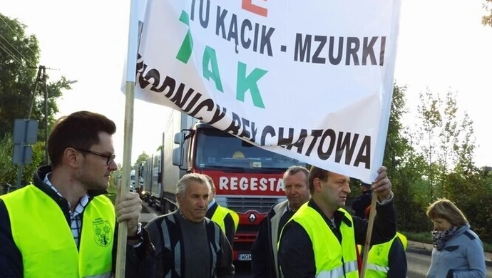 Starosta zablokował drogę