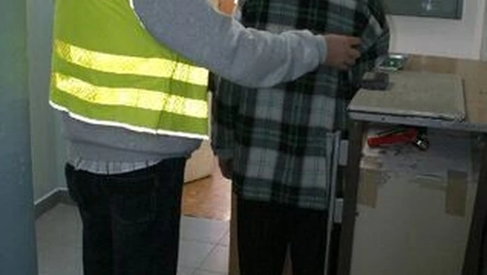 Ukradł metalowe słupki, został zatrzymany