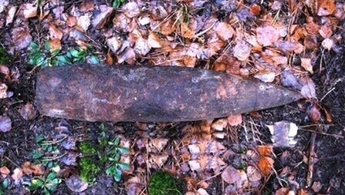 Znalazł niewybuch z czasów II Wojny Światowej