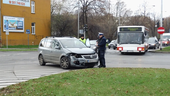 Zderzyły się dwa volkswageny