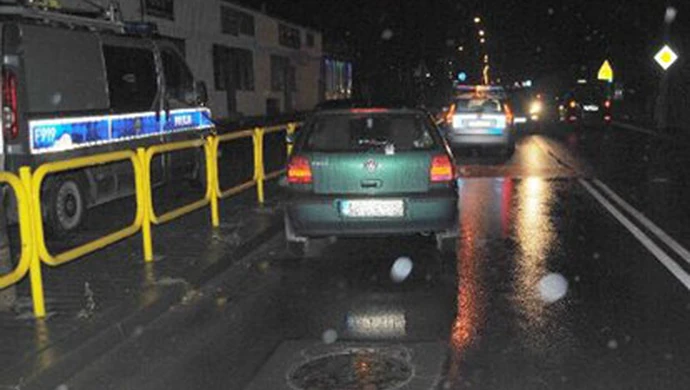 Piesza potrącona na przejściu