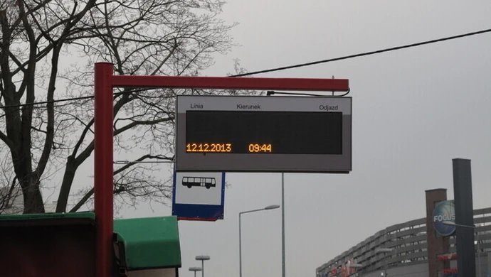 Testują elektroniczny rozkład jazdy