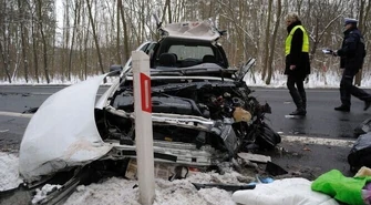 35-latka zginęła w zderzeniu opla z ciężarówką