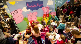 Świnka Peppa odwiedziła Focus Mall