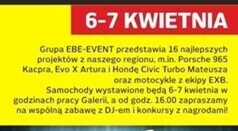 Wystawa aut tuningowanych w Galerii Olimpia