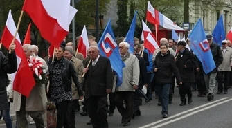 Lewica maszerowała ulicami Piotrkowa