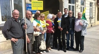 Działkowcy z Piotrkowa znów protestują 