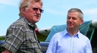 Prezes Aeroklubu Polskiego z wizytą w Piotrkowie